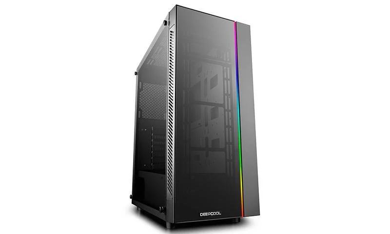 DeepCool Matrexx 55 V3 ARGB Mid Tower Case w/ 3 RGB Fans - Black - صندوق
